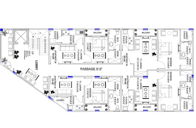 Gig Preview - Professional 2d and 3d autocad and revit drawings for construction