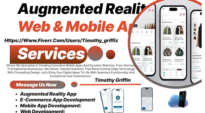 Gig Preview - Augmented reality app, virtual try on, VR app, ar ecommerce or virtual tryon app