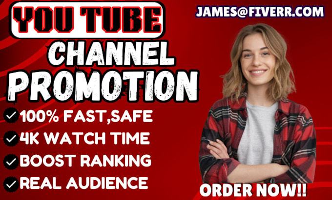 Gig Preview - Do organic video promotion to complete youtube channel monetization