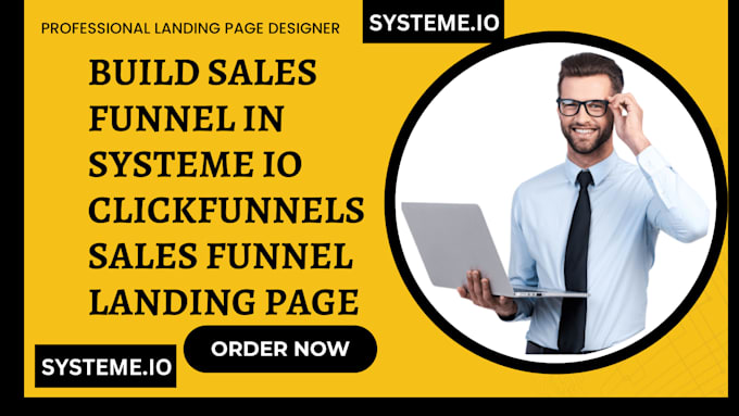 Gig Preview - Build sales funnel in systeme io clickfunnels sales funnel landing page