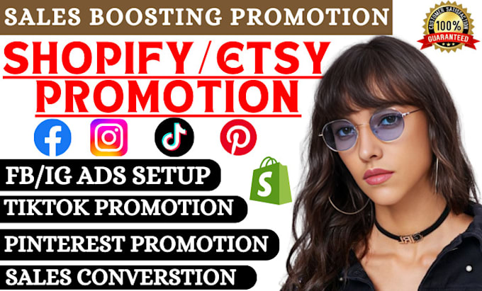 Gig Preview - Do shopify marketing, boost shopify sales,shopify store promotion,etsy promotion