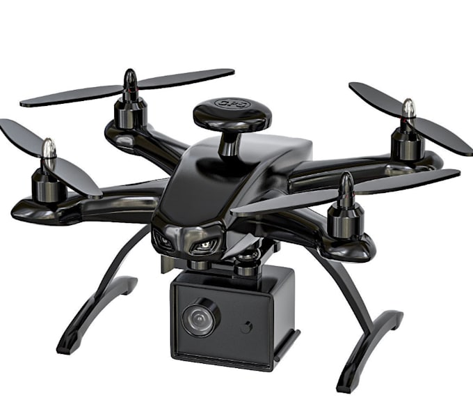 Gig Preview - Turn 2d draw to 3d cad model rc drone stl, aerospace vehicle, aircraft mode stl