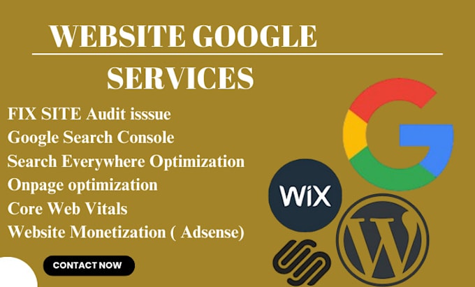 Gig Preview - Do website google service, search everywhere optimization, fix adsense