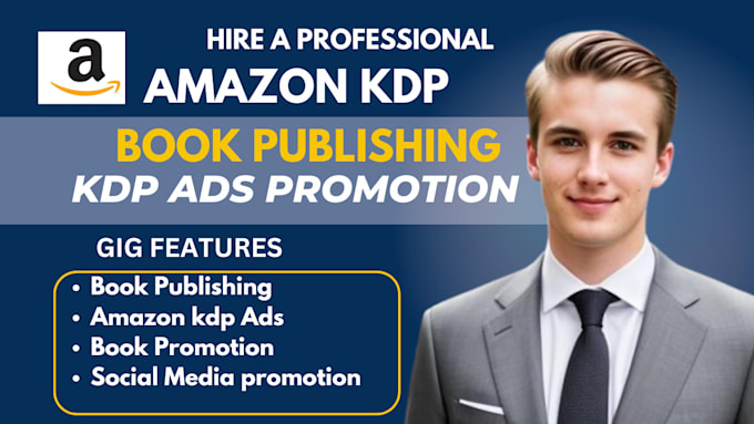 Gig Preview - Do amzon kdp book publishing to amazon kdp lulu ingramspark and do ads promotion