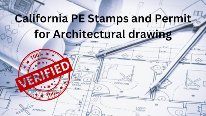 Bestseller - do california pe stamps and permit for architectural drawing