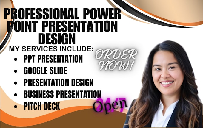 Gig Preview - Be your unique powerpoint presentation designer