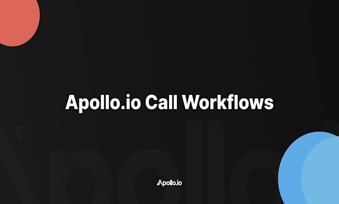 Gig Preview - Do apollo io automation workflows and management