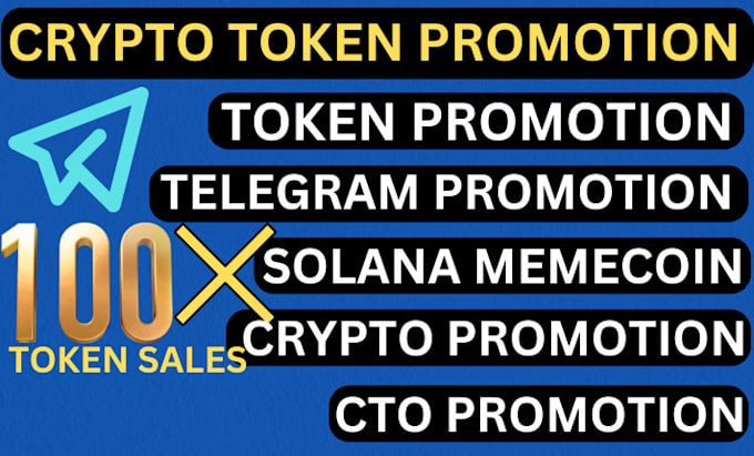 Gig Preview - Hit 800k crypto token sales solana memecoin cto, telegram promotion for pump fun