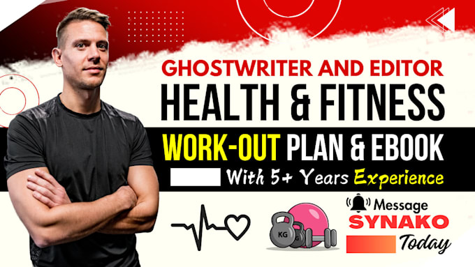 Gig Preview - Write on health, fitness, medical book, self help journal, workbook, lead magnet