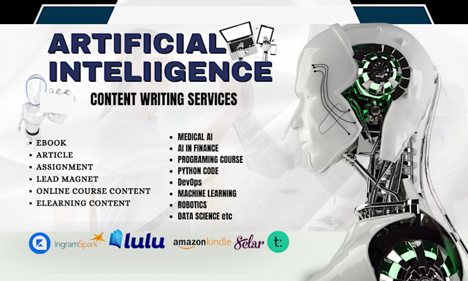 Gig Preview - Ghostwrite artificial intelligence data science machine learning robotics ebook