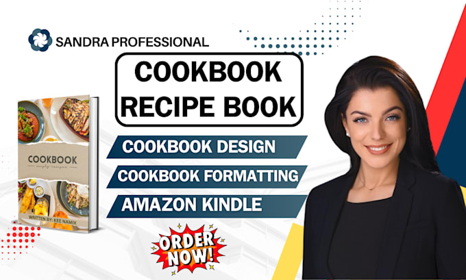 Gig Preview - Design and write recipes for cookbook recipe book cookbook formatting, ebook