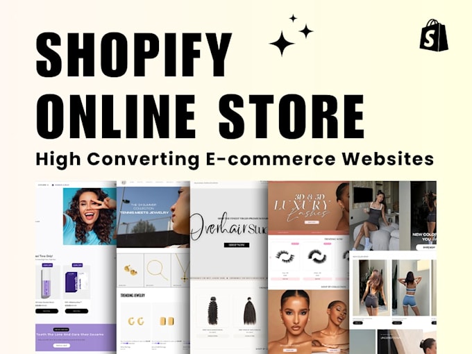 Gig Preview - Create, revamp shopify store, shopify dropshipping site,shopify website