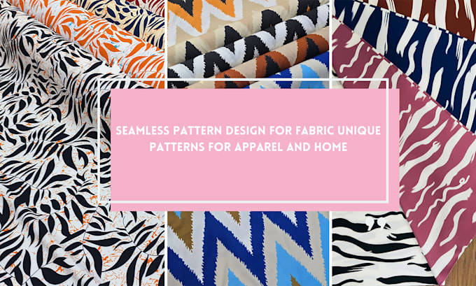 Gig Preview - Create unique seamless fabric pattern designs