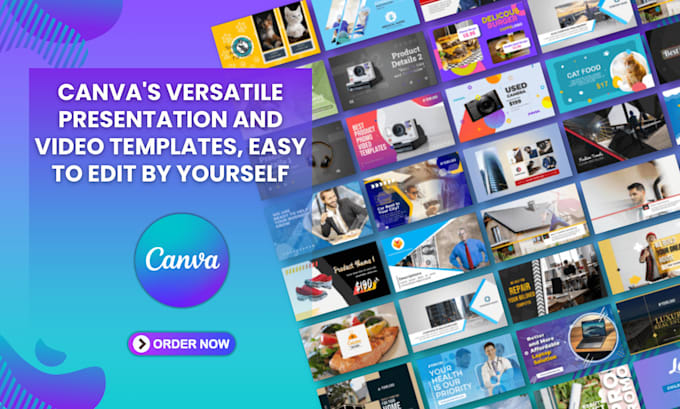 Gig Preview - Create canva professional presentation and video template