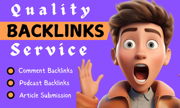 Gig Preview - Do comment podcast competitor backlinks and article submission