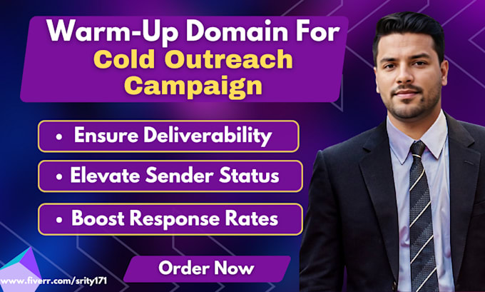 Gig Preview - Warm up your email domain for successful cold outreach campaigns