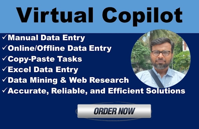 Bestseller - be your virtual co pilot for data entry data mining copy paste and web research