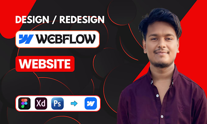 Gig Preview - Design, redesign or clone webflow website, figma to webflow, webflow developer