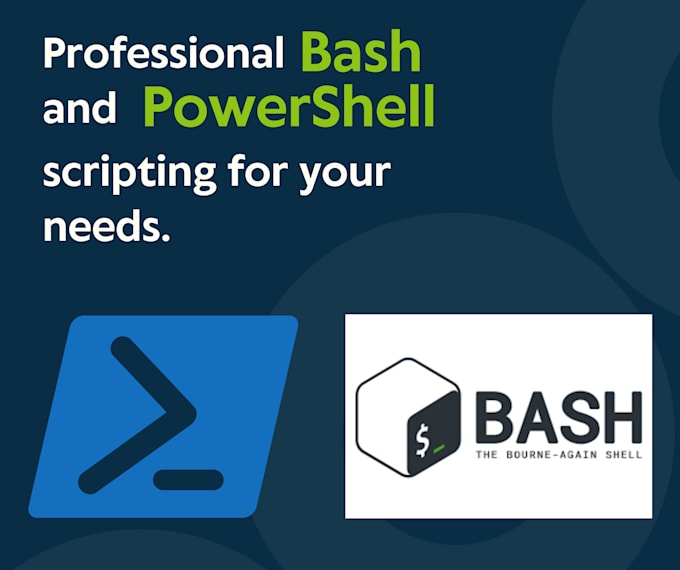 Gig Preview - Automate your tasks with linux bash and powershell scripts