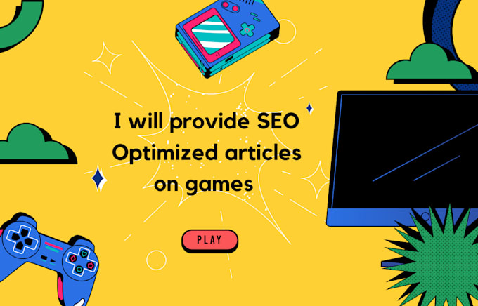 Gig Preview - Write SEO optimized gaming articles