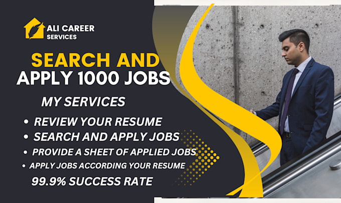 Gig Preview - Professional search and apply 1000 jobs for you