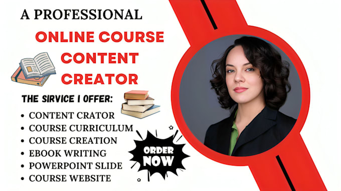 Gig Preview - Craft ebook online course content, kajabi course creation, study guide