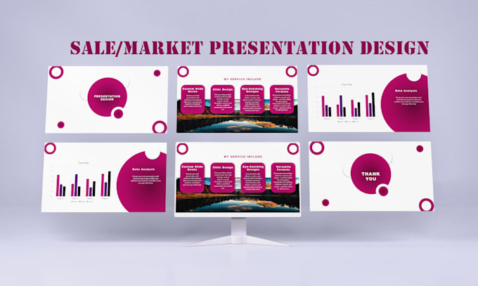 Gig Preview - Design sales presentation, minimalist sales web3 pitch deck, market presentation