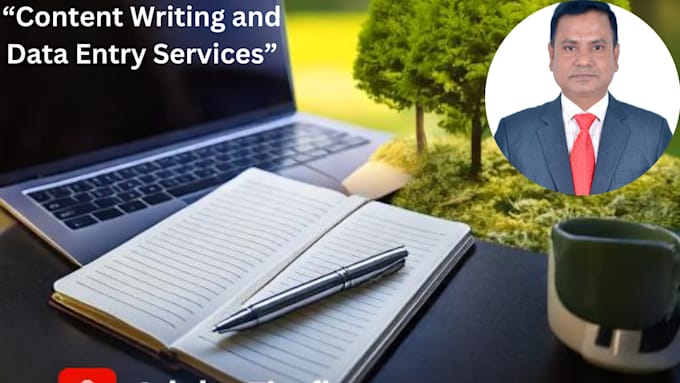 Gig Preview - Do high quality content writing and accurate data entry services for your needs