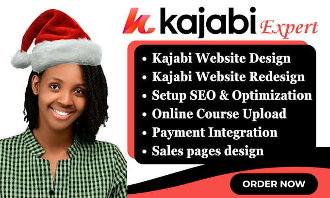 Gig Preview - Design kajabi website, kajabi landing page, kajabi online course, sales funnel