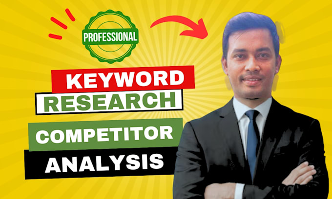 Gig Preview - Do semrush advanced seo keyword research and competitor analysis