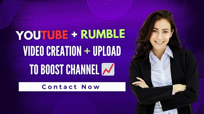 Bestseller - edit and upload videos on youtube and rumble with seo