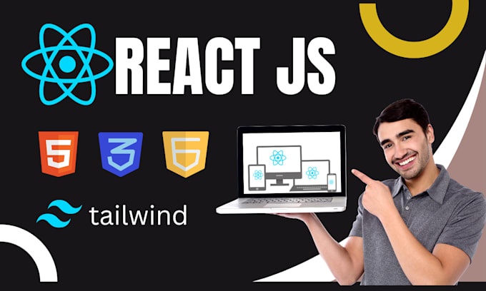 Gig Preview - Be your react js front end developer for custom web apps