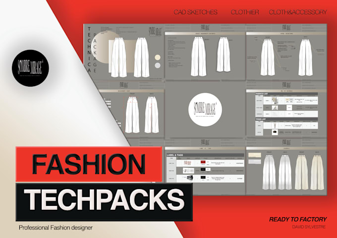 Bestseller - create tech packs for fashion clothing and accessories