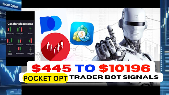 Gig Preview - Develop pocket option bot, telegram trading bot, iq option bot, quotex bot