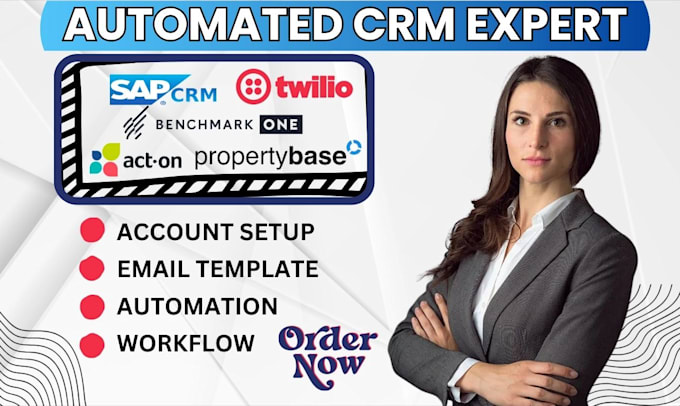 Gig Preview - Setup less annoying crm twilio flex zoho bigin monday com crm automation expert