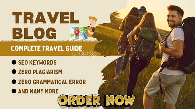 Gig Preview - Write quality travel guides, travel blogs as a ebook writer and ghostwriter