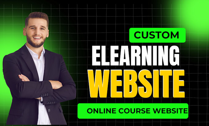 Gig Preview - Design elearning website, online course website, lms website, learndash, moodle