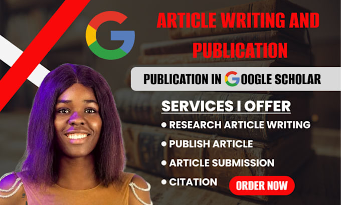 Gig Preview - Write and publish article google scholar index journal