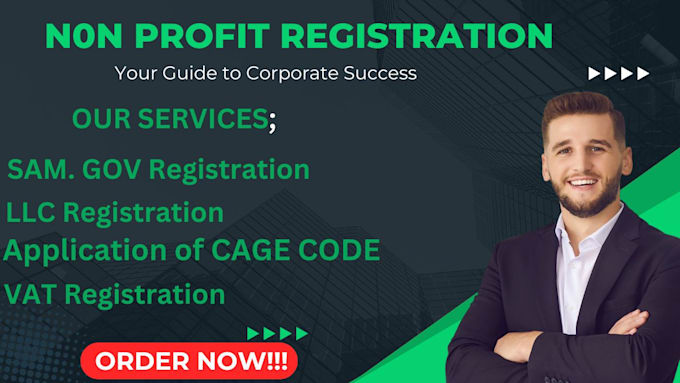 Gig Preview - Do  non profit registration and uei cage code