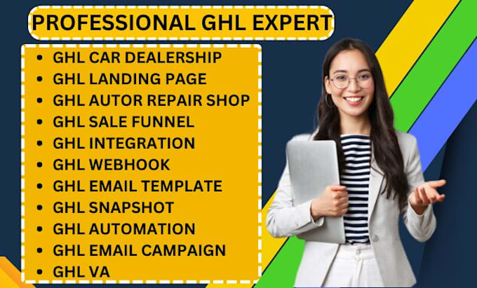 Gig Preview - Design car dealership gohighlevel landing page autor repair shop sale funnel va