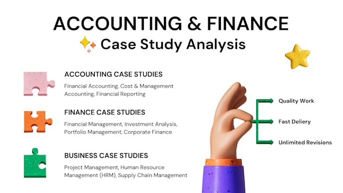 Gig Preview - Do accounting and finance case study analysis