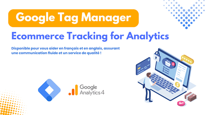 Gig Preview - Help you track ecommerce for ga4 with google tag manager