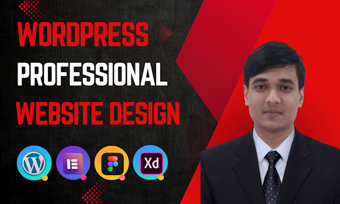 Gig Preview - Design professional wordpress website and personal website