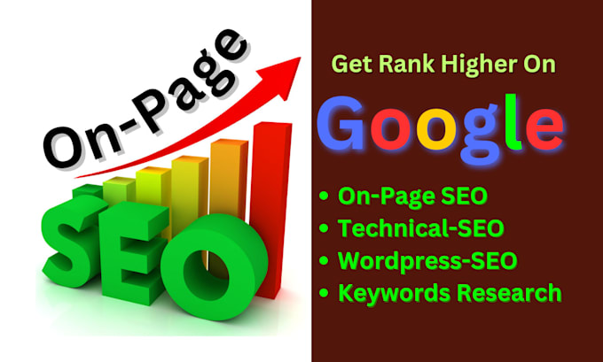 Gig Preview - Do onpage seo with technical optimization to improve website ranking