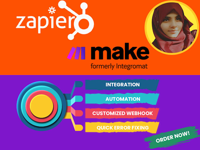 Gig Preview - Do make com automation, make com, zapier automation