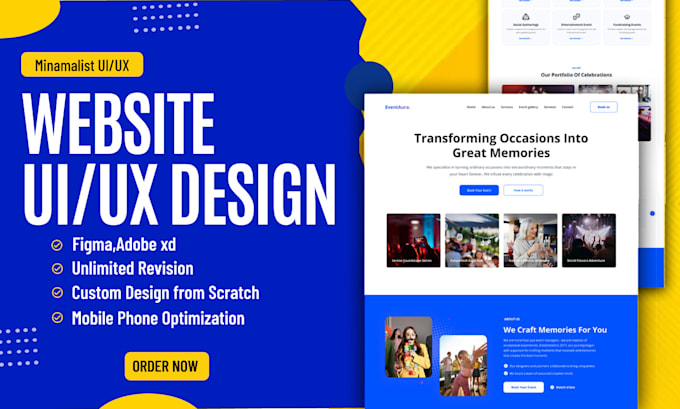 Bestseller - website design figma, website ui design, figma website design