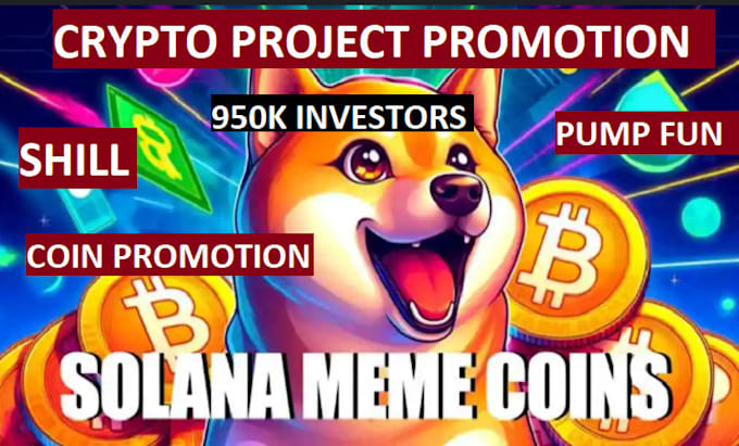 Gig Preview - Solana meme coin promotion crypto token dex 100k crypto investors x marketing tg