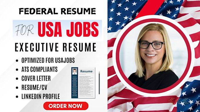 Gig Preview - Write ats resume usajobs resume executive resume federal cv cover letter usajobs