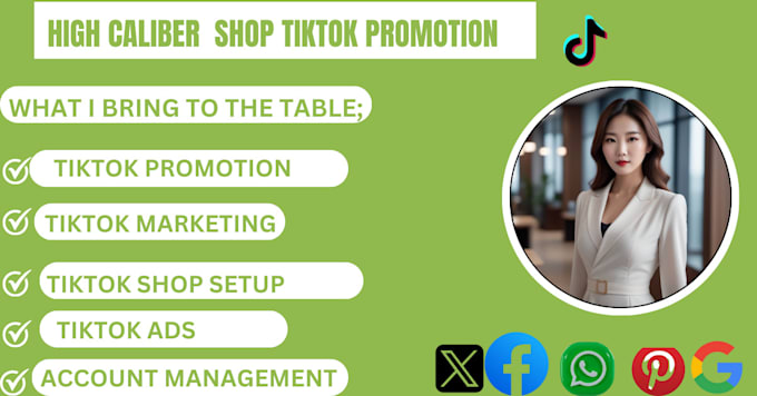 Bestseller - setup, manage tik tok shop, tik tok shop ads, tiktok marketing on tik tok shop