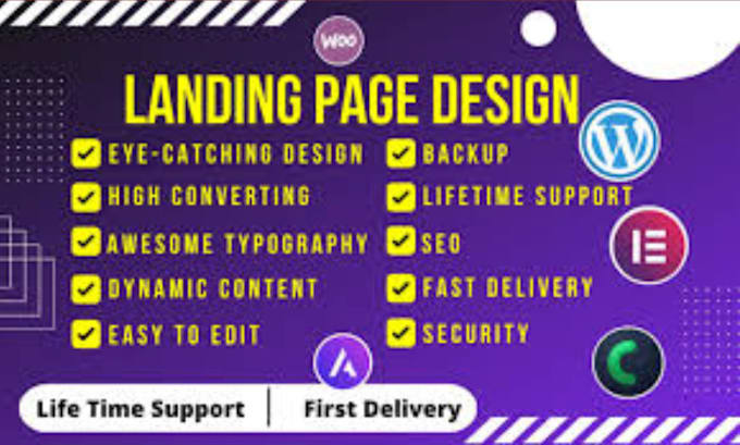 Gig Preview - Build wordpress landing page design, squeeze page, sales page, or sales funnel